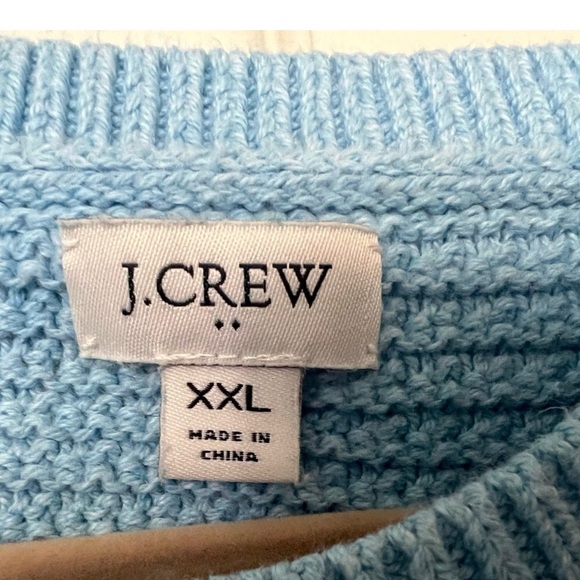 NWT J. Crew Blue Sweater Vest Size XXL - Picture 5 of 5